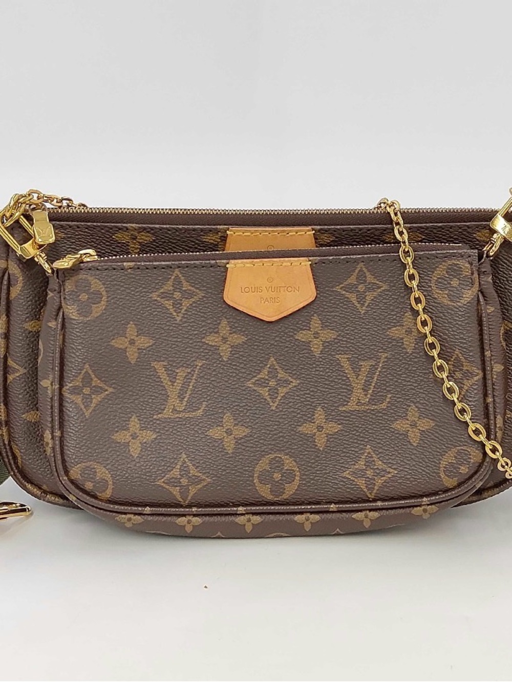 Louis Vuitton Monogram Multi-Pochette Shoulder Bag in Brown and Tan